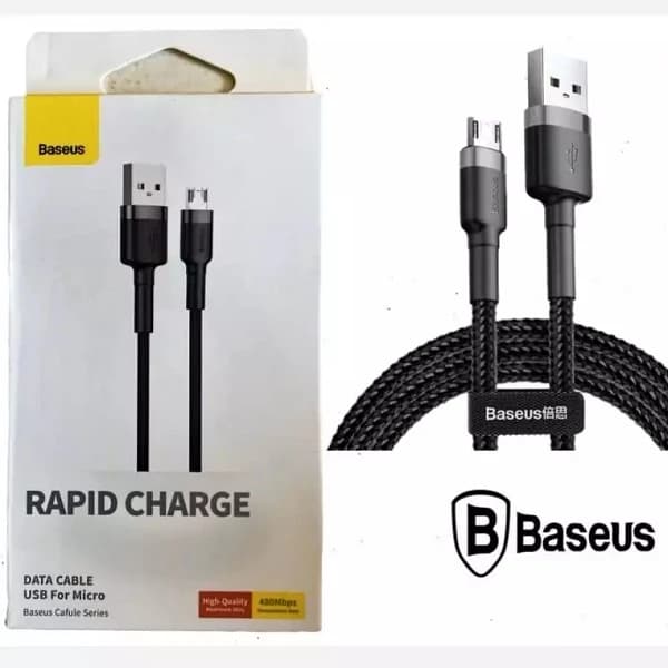 کابل تبدیل USB به microUSB بیسوس مدل CAMKLF-BG1 طول 1 متر — تصویر ۵