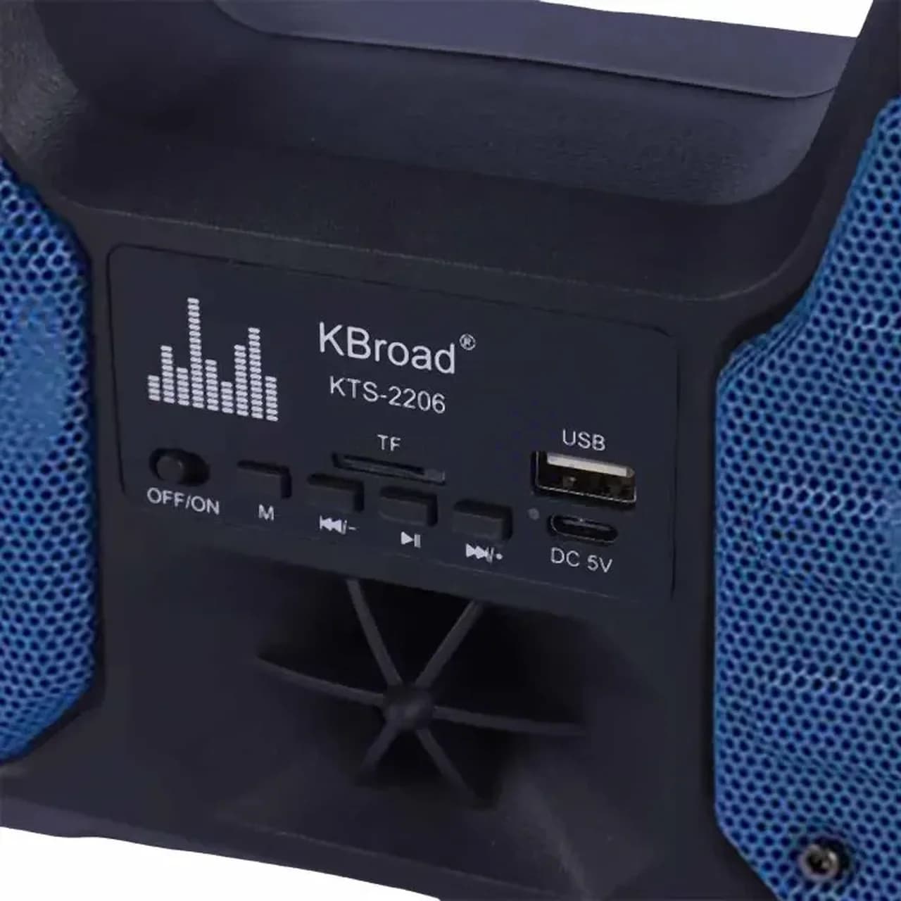 اسپیکر بی سیم Kbroad مدل KTS-2206 – مشکی آبی – TCO — تصویر ۵