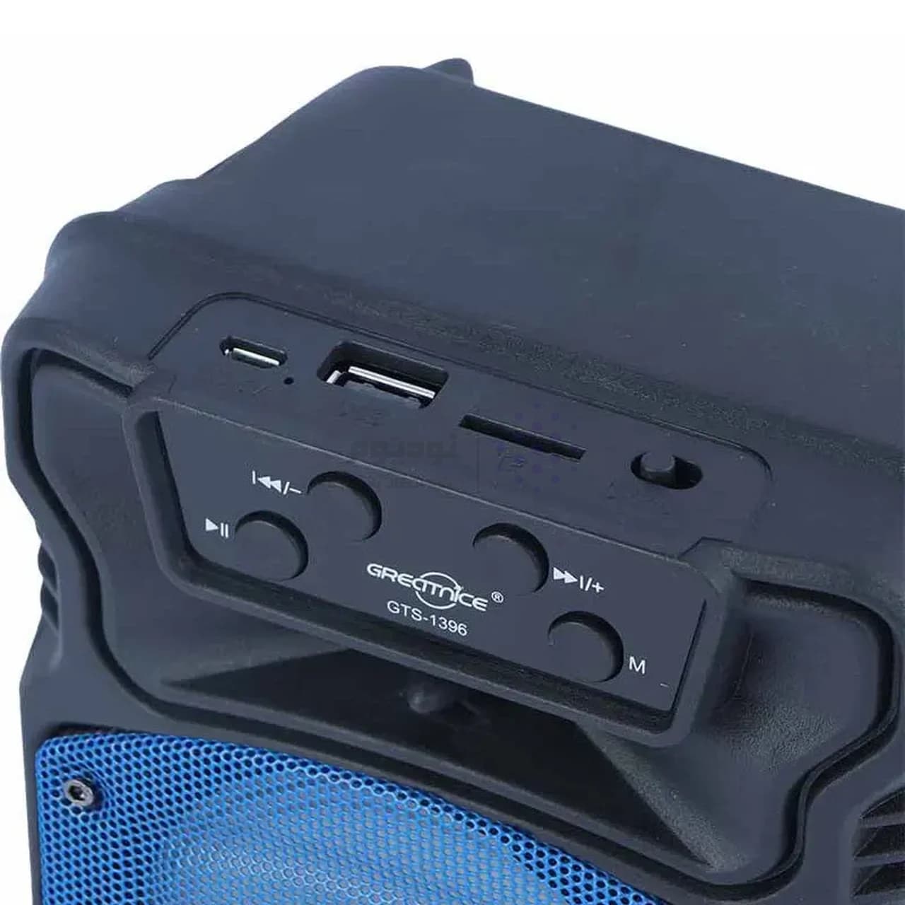 اسپیکر بی سیم GreatNice مدل GTS-1396 – مشکی آبی – TCO — تصویر ۲