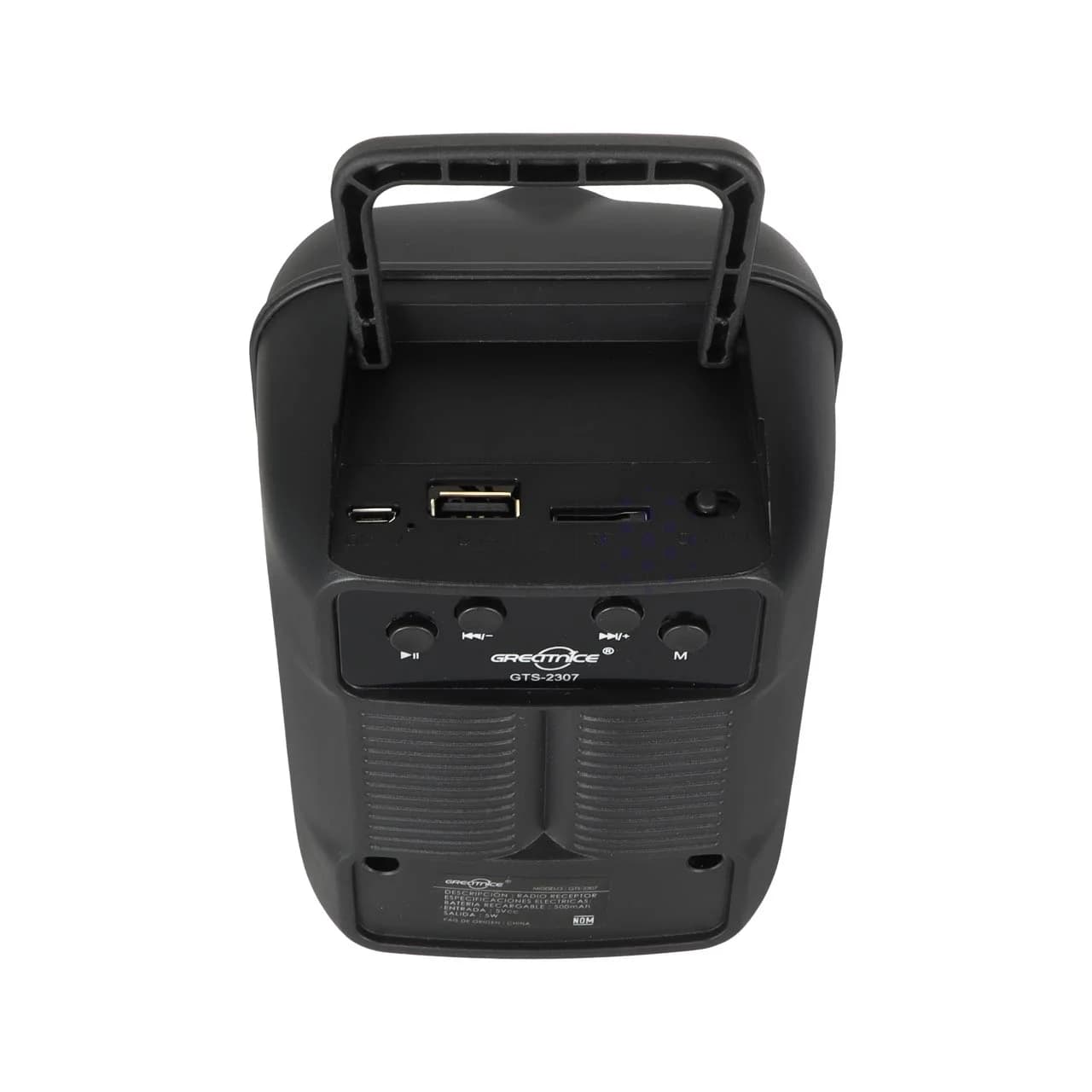 اسپیکر بی سیم Greatnice مدل GTS-2307 – مشکی – TCO — تصویر ۳