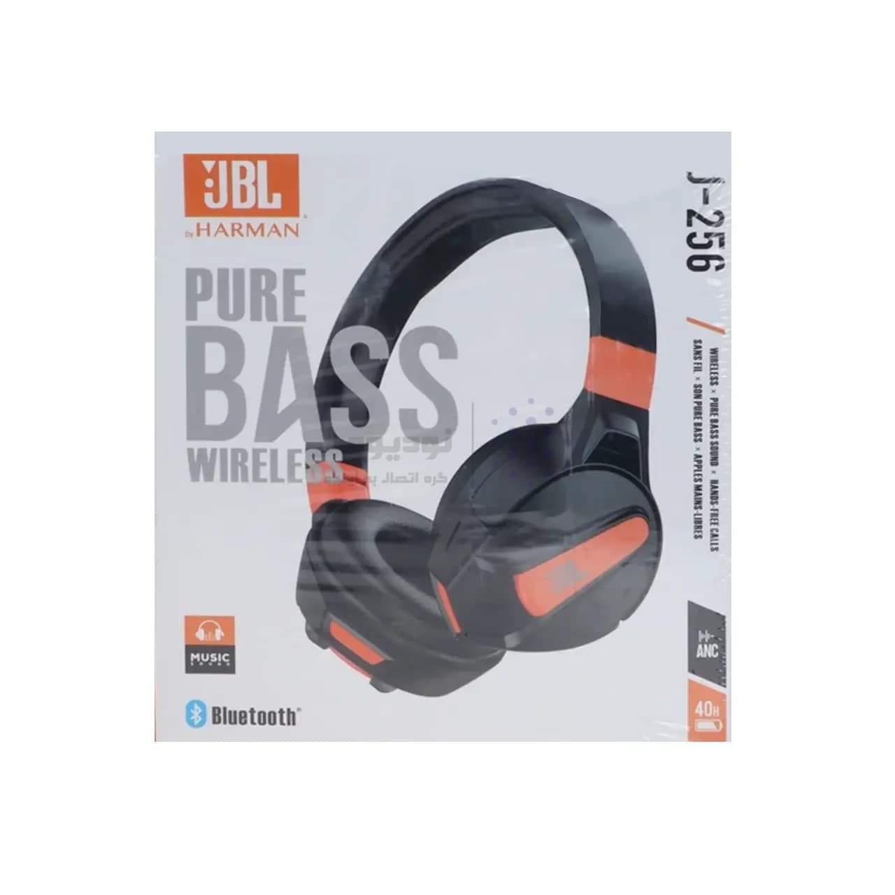 هدفون بی سیم JBL مدل J-256 ANC – نارنجی – RH — تصویر ۵