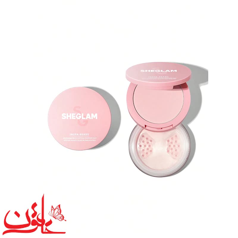 پودر فیکس صورتی شیگلم رنگ Bubblegum مدل Insta-Ready