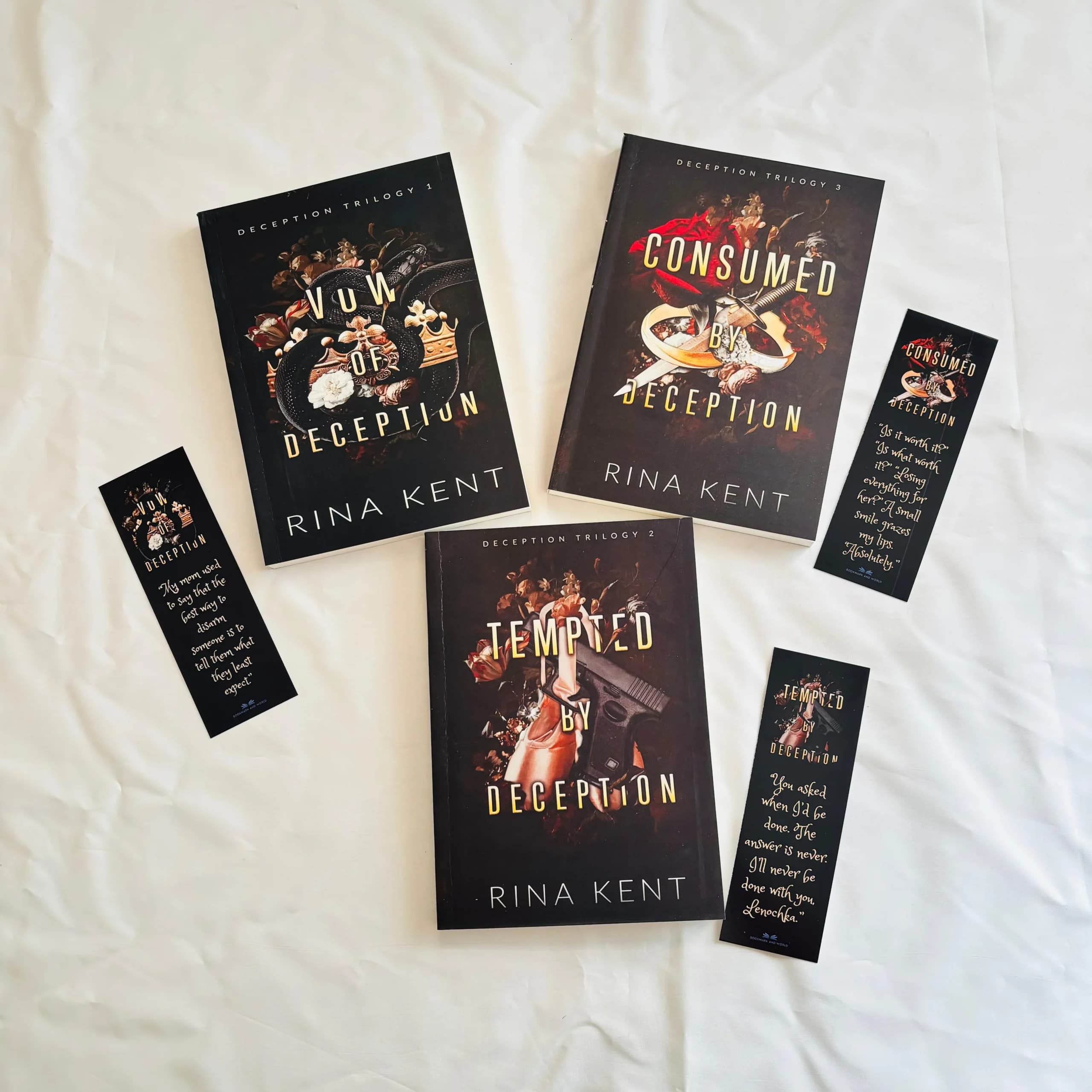 VOW OF DECEPTION + TEMPTED BY DECEPTION + CONSUMED BY DECEPTION SERIES 3 BOOKS