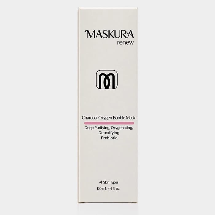 ماسک حبابی زغال فعال ماسکورا Maskura Charcoal Oxygen Bubble Mask 120ml — تصویر ۲