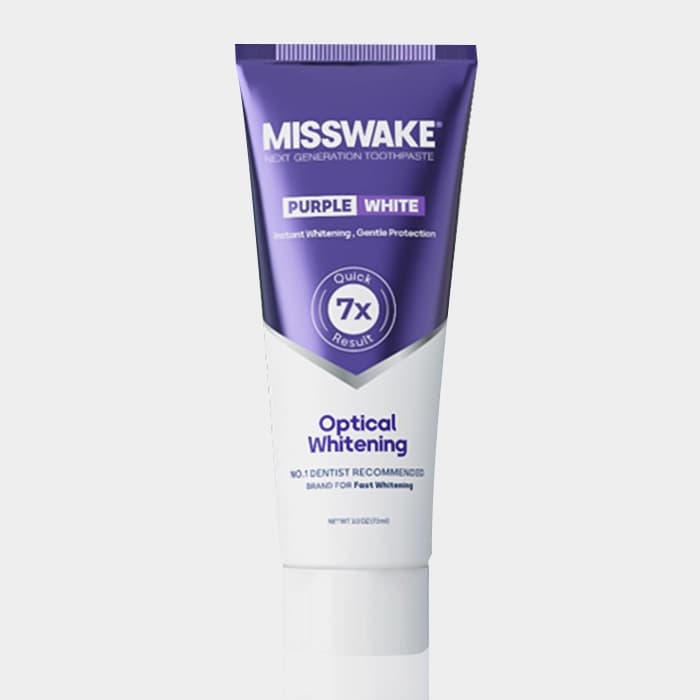 خمیر دندان ضد زردی میسویک Misswake Purple White Toothpaste 75ml