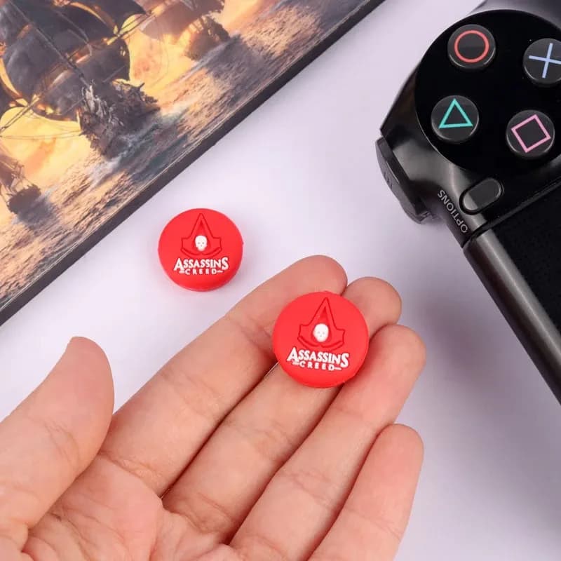 روکش آنالوگ دسته PS4 / Xbox طرح Assassins Creed پک دو عددی — تصویر ۲