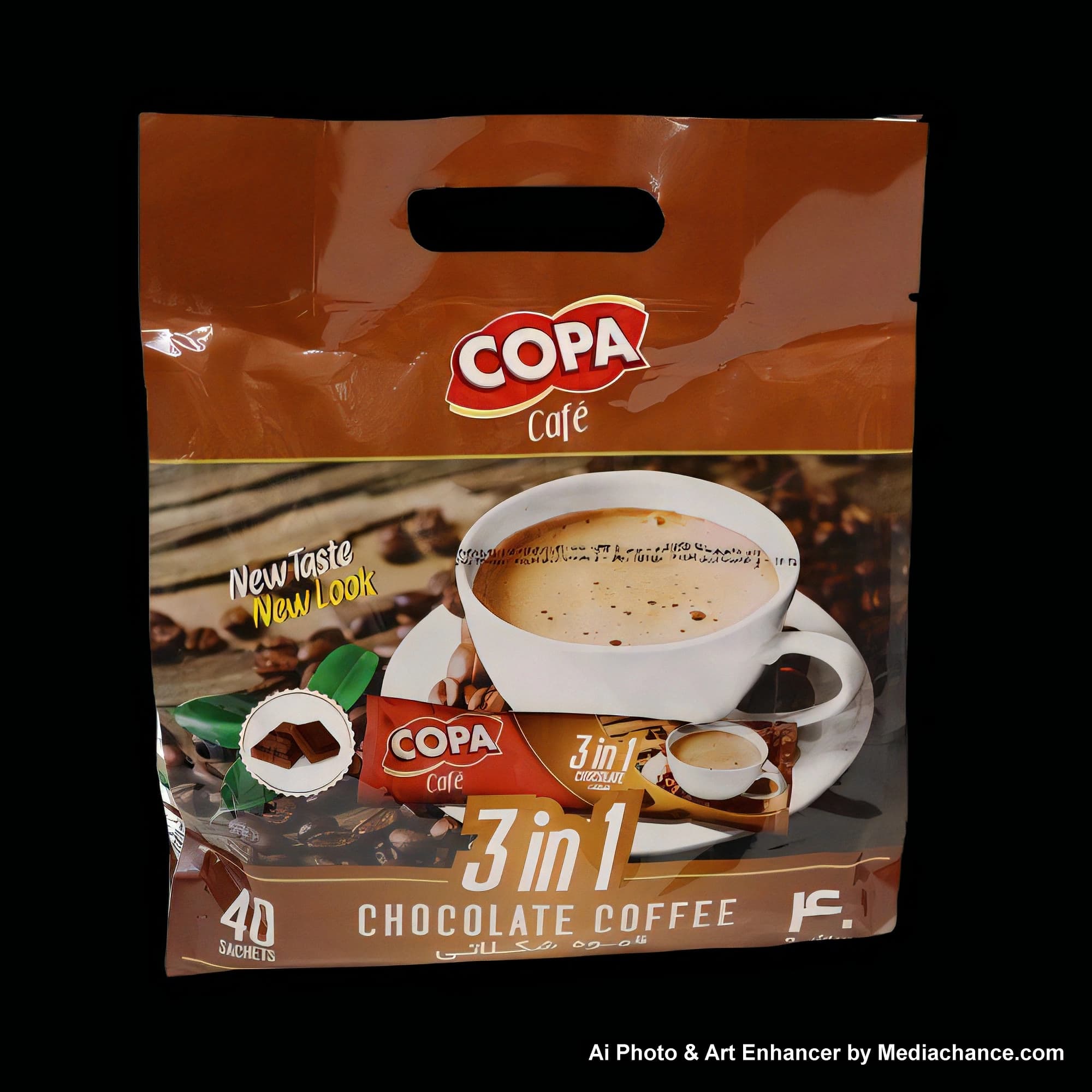 کافی میکس شکلاتی کوپا 40 عددی