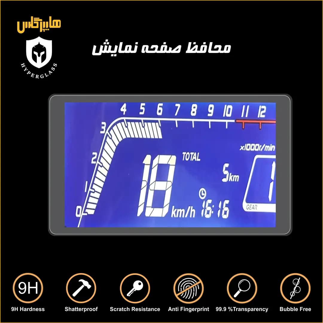 محافظ صفحه کیلومتر موتورسیکلت کویر AGV 150 — تصویر ۲