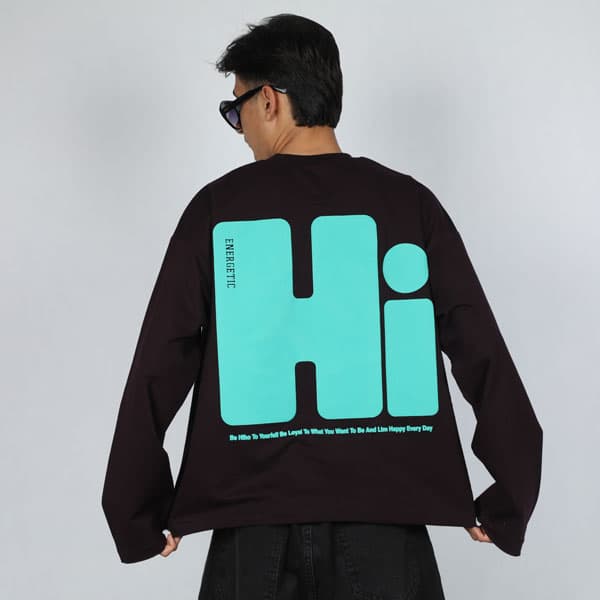 تیشرت لانگ اسلیو HI — تصویر ۲