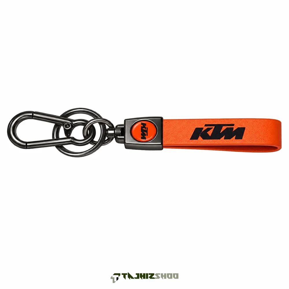 جا‌ کلیدی بند چرمی KTM