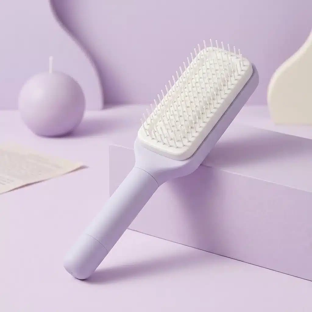 برس مو خود تمیز شونده چرخشی اورجینال Fashion Hair Combs
