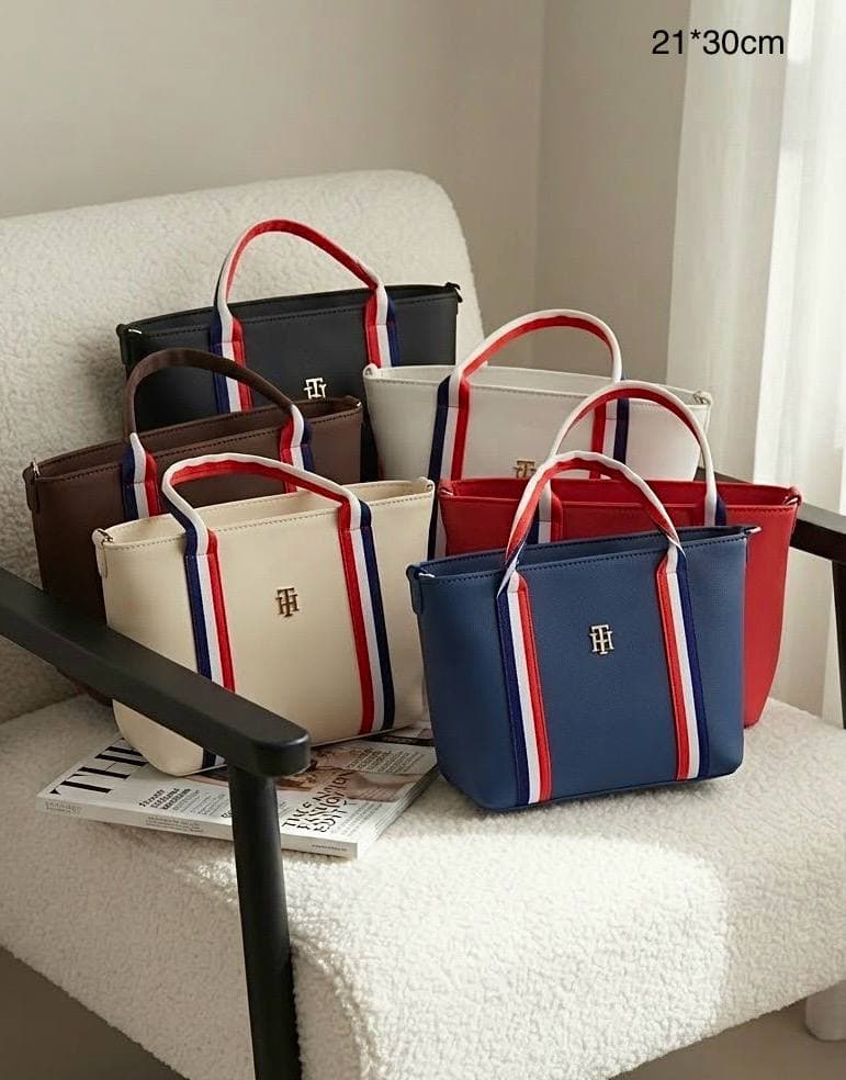 کیف برزنتی نوار دار 7318