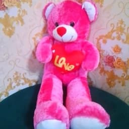 عروسک خرس شاسخین لاو love ( ارتفاع حدود 80 ) — تصویر ۴