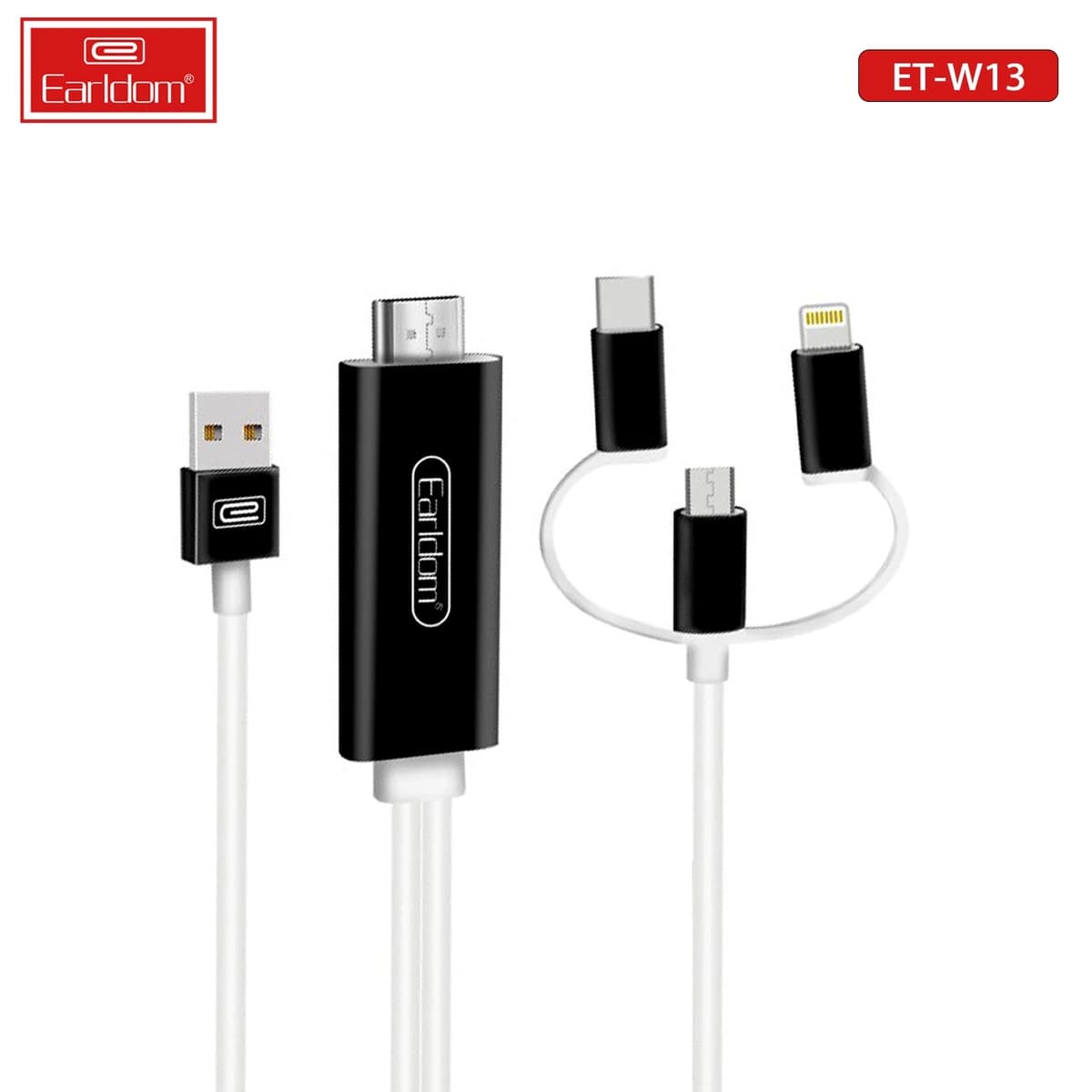 کابل تبدیل HDMI سه‌کاره Earldom مدل ET-W13