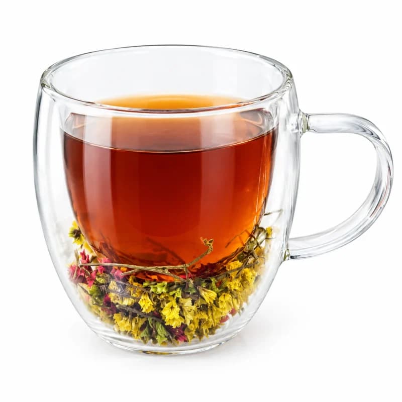 لیوان دوجداره گلدار (۱۸)