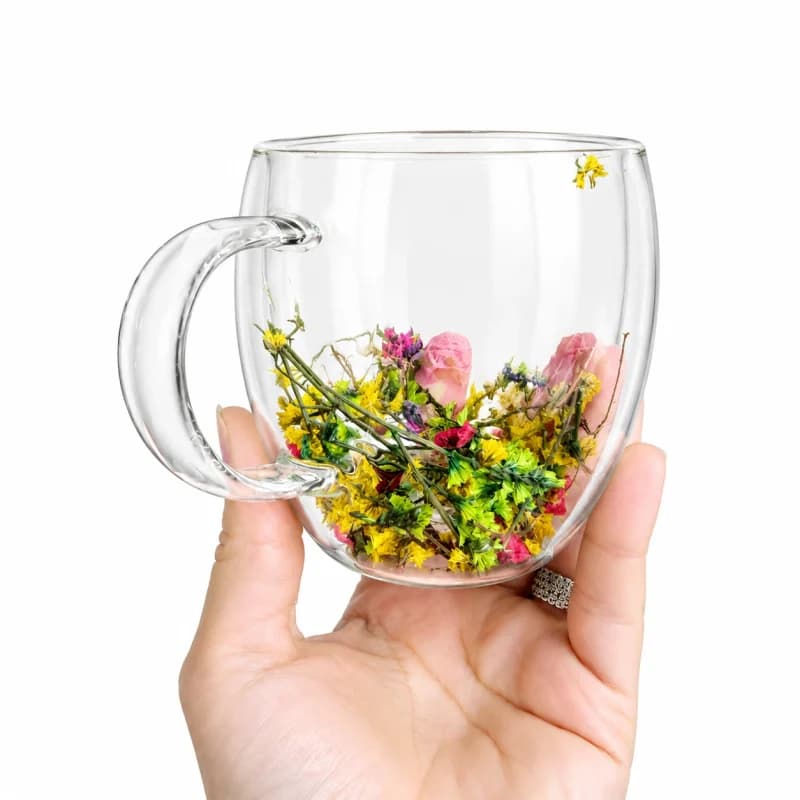لیوان دوجداره گلدار (۱۸) — تصویر ۷