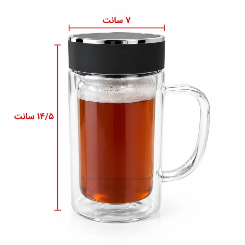 لیوان دمنوش دوجداره (۲۶۴) — تصویر ۲