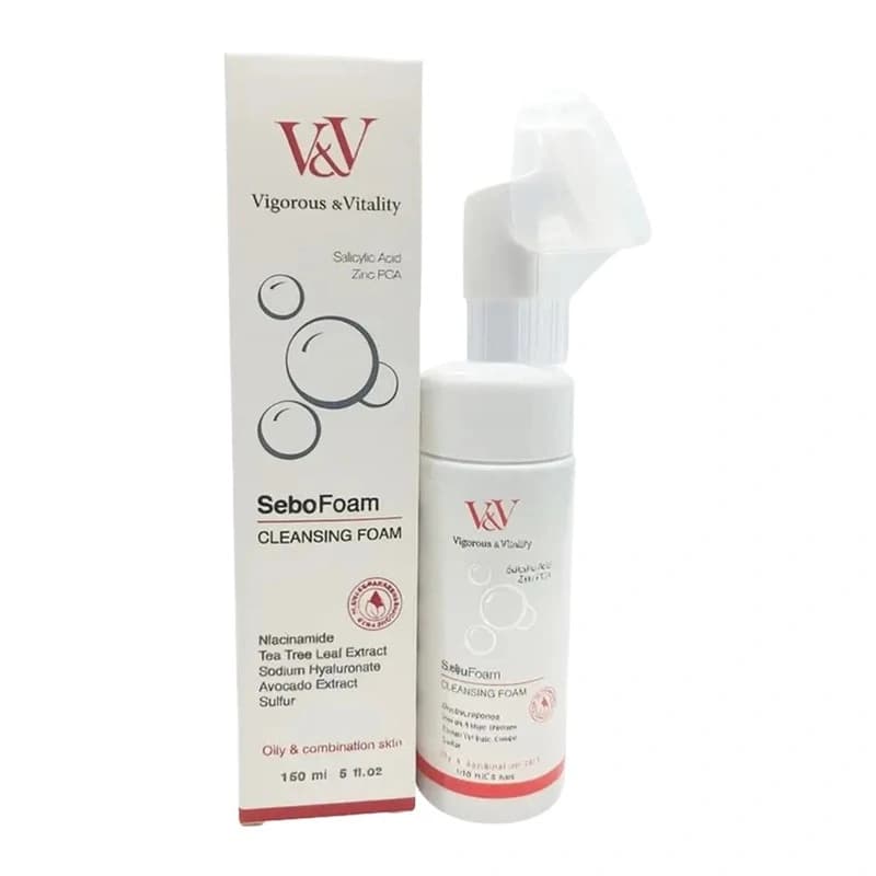 فوم شستشو روشن کننده صورت وی اند وی حجم 150mL