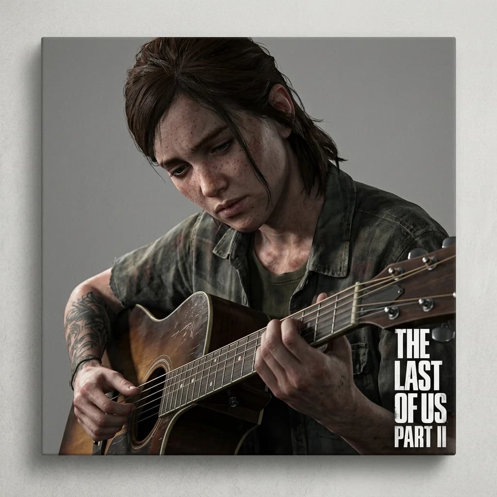 تابلو متال پوستر طرح the last of us-II