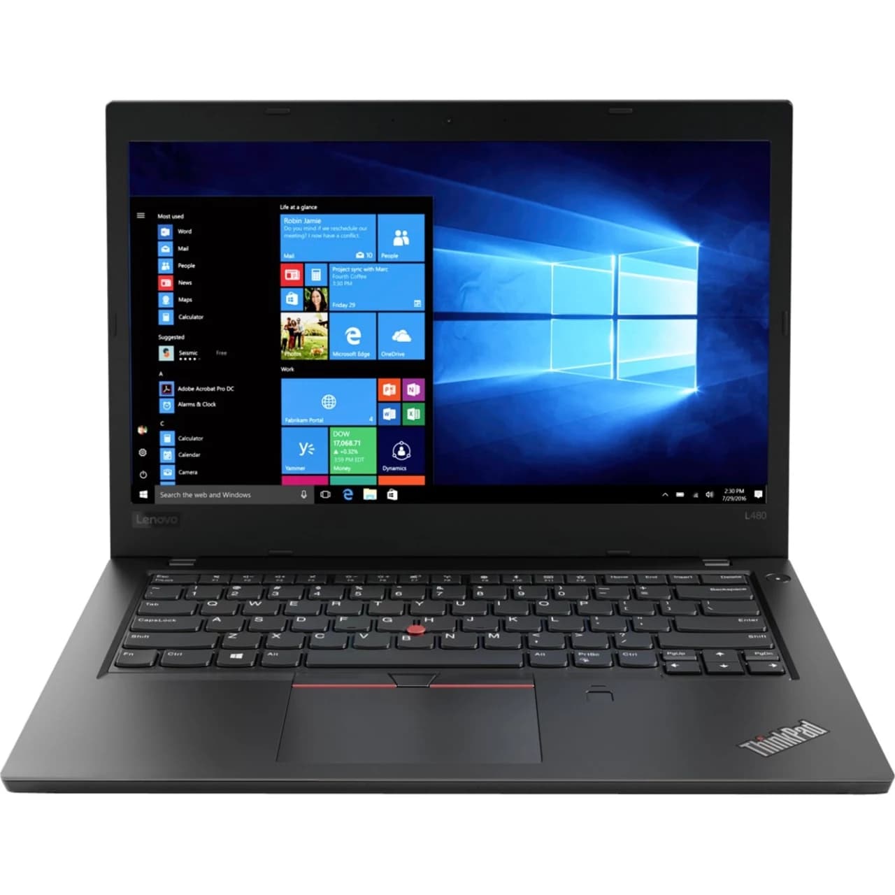 لپ تاپ استوک 14 اینچی لنوو مدل ThinkPad L480پردازنده i5 نسل هشت