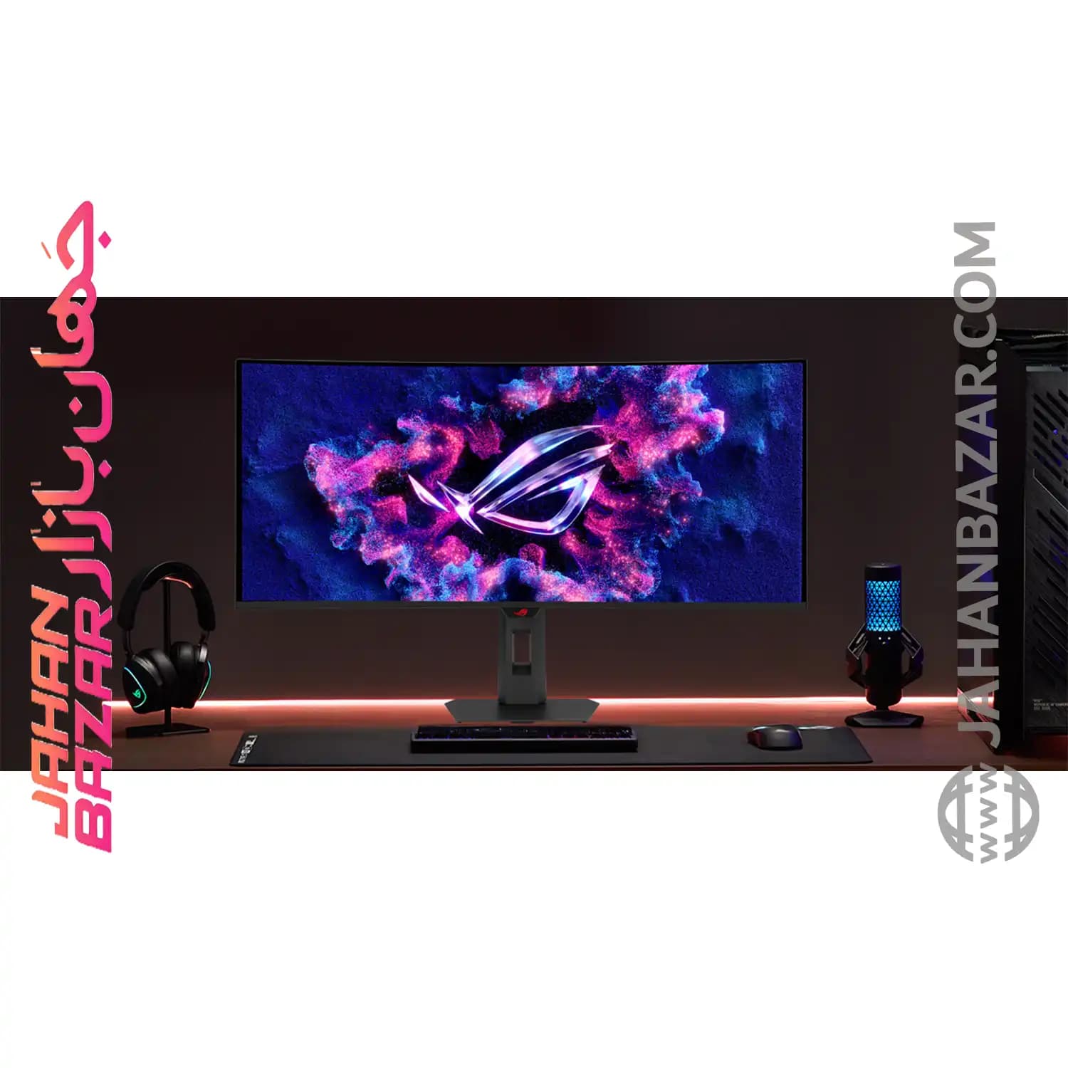 مانیتور گیمینگ 34 اینچ ایسوس OLED ROG Strix Ultrawide ASUS مدل XG34WCDG — تصویر ۵