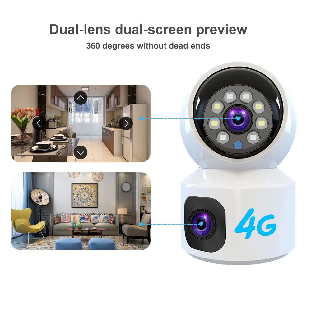 دوربین عروسکی سیمکارتی 5 مگاپیکسل دولنز V380 Pro مدل SQ001-G-L — تصویر ۲