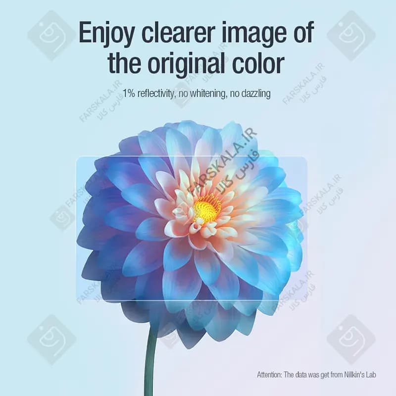 برچسب محافظ صفحه نمایش نیلکین Pure AR Film تبلت اپل iPad Pro 12.9 — تصویر ۸