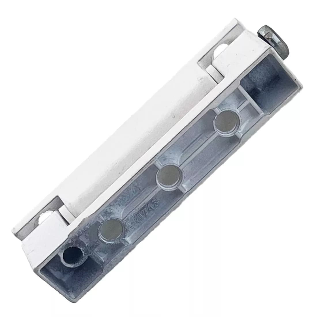لولای ۷۵ میلی‌متری بی‌لبه پنجره UPVC سفید زاماک — تصویر ۶