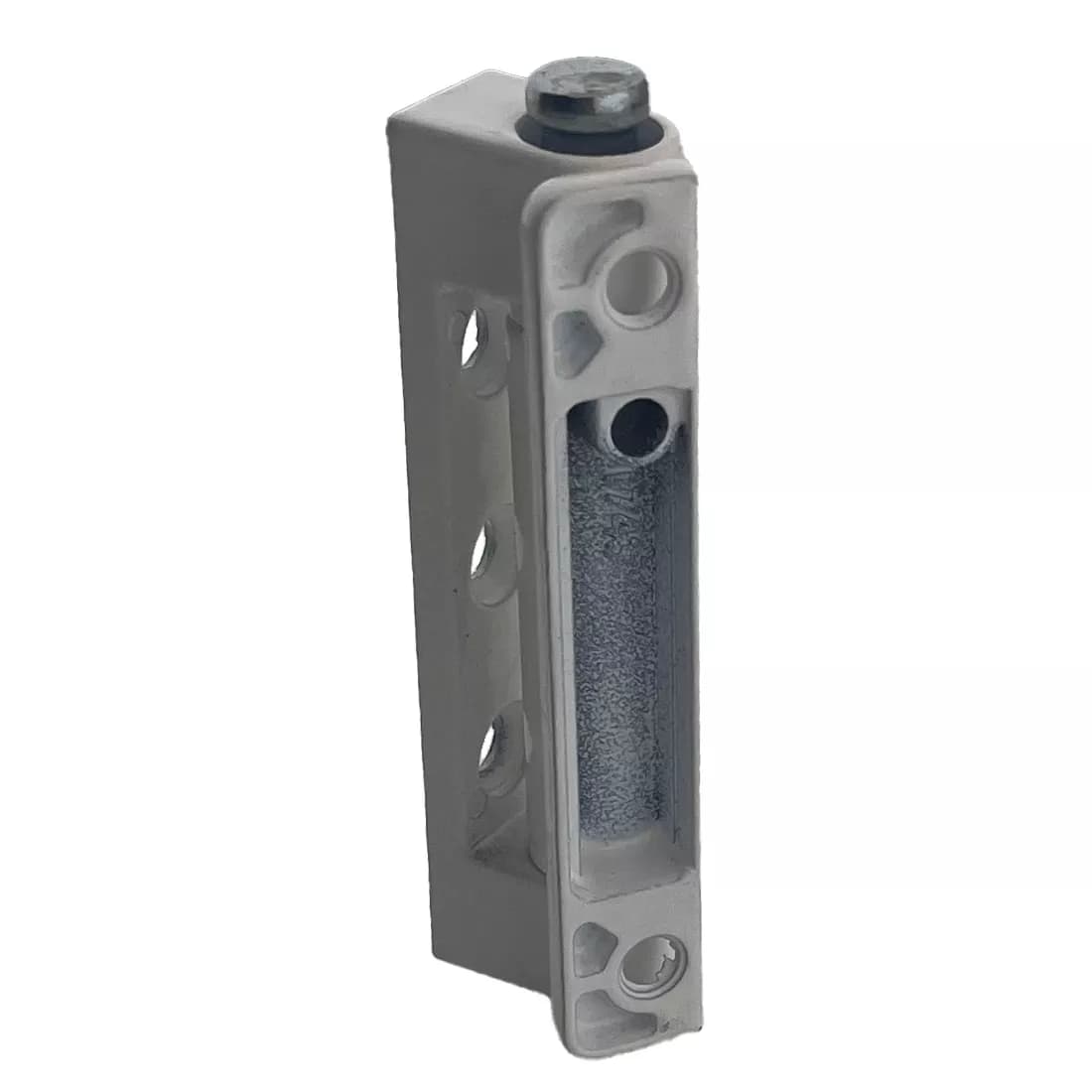 لولای ۷۵ میلی‌متری بی‌لبه پنجره UPVC سفید زاماک — تصویر ۲