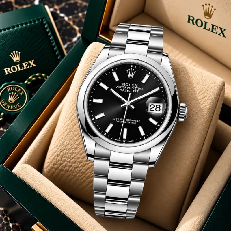 رولکس Datejust 36 مشکی | رفرنس M126200-0004 — تصویر ۷