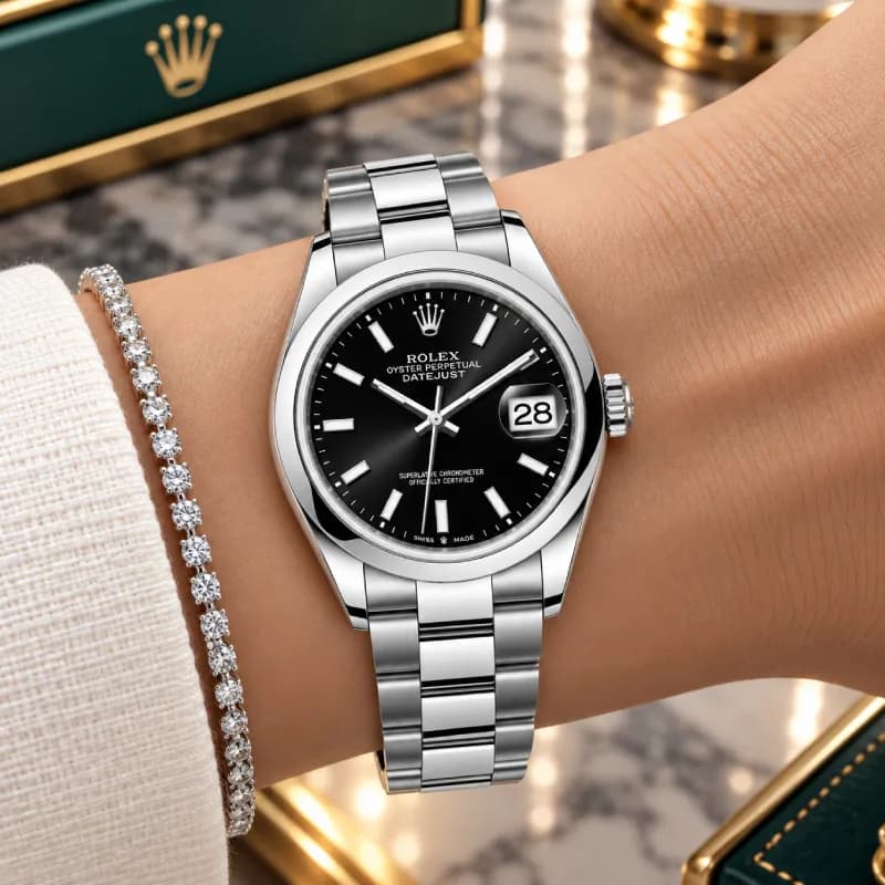 رولکس Datejust 36 مشکی | رفرنس M126200-0004 — تصویر ۸