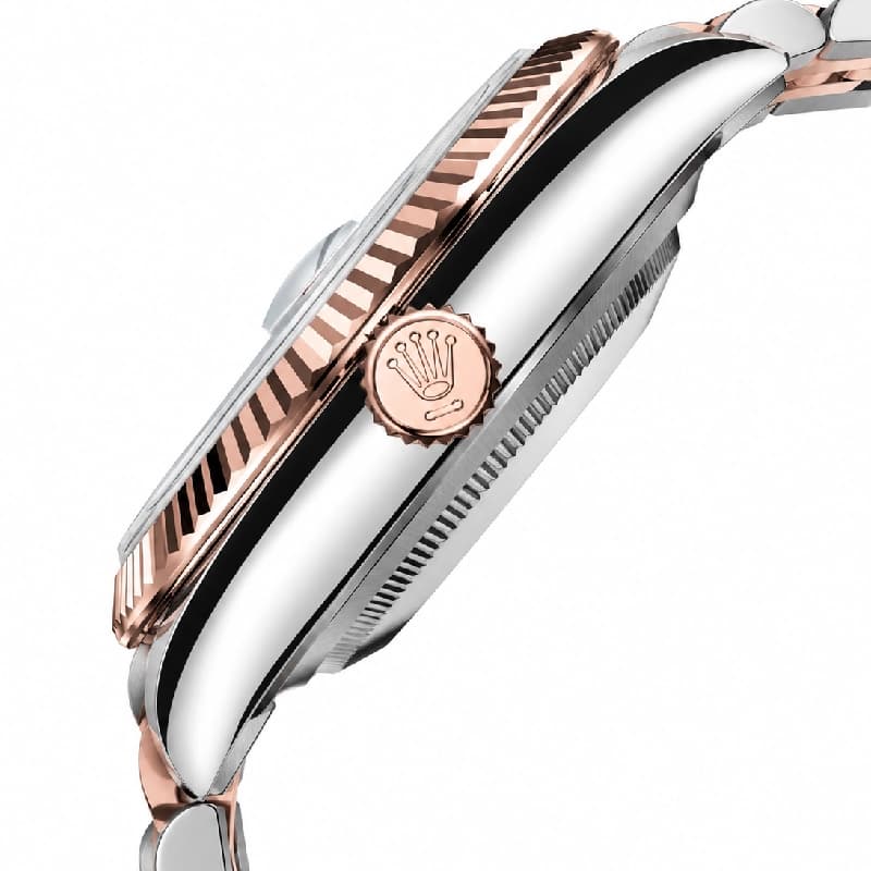 رولکس Datejust 36 مشکی نگین‌دار دو رنگ | رفرنس M126231-0020 — تصویر ۳