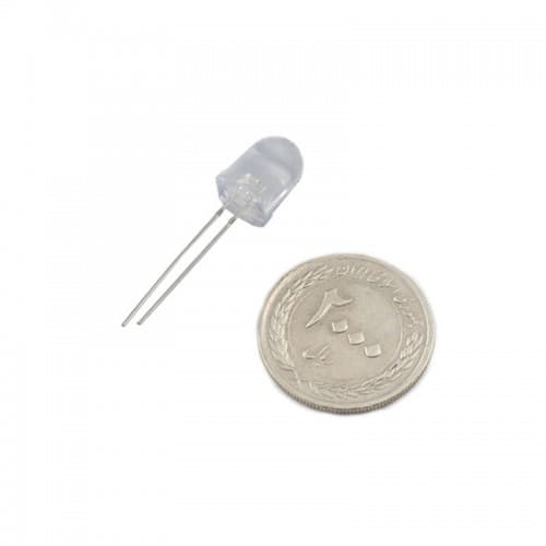 LED (ال ای دی) شیشه ای 10 میلی متری رنگ سبز (فوق بزرگ) — تصویر ۵