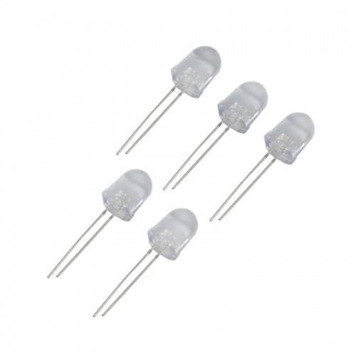 LED (ال ای دی) شیشه ای 10 میلی متری رنگ سبز (فوق بزرگ) — تصویر ۴