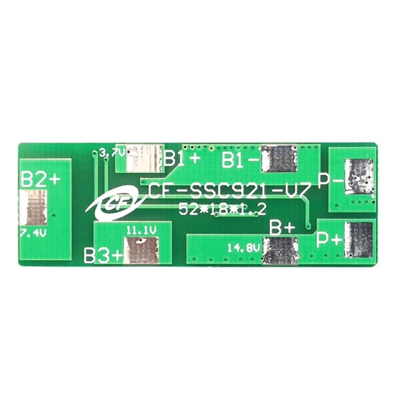 ماژول محافظ شارژ و دشارژ باتری لیتیومی مدل 3 و 4 سل 6 آمپر – BMS باطری لیتیوم — تصویر ۳