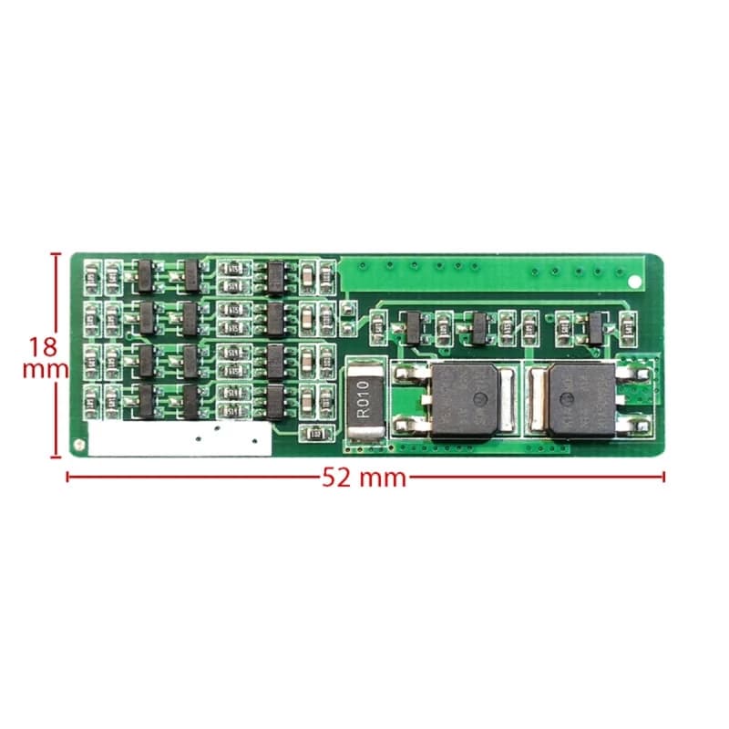 ماژول محافظ شارژ و دشارژ باتری لیتیومی مدل 3 و 4 سل 6 آمپر – BMS باطری لیتیوم — تصویر ۲