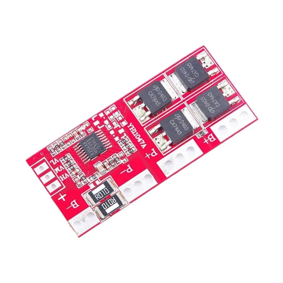 ماژول شارژ باتری لیتیوم 4 سل 30 آمپر محافظ دار BMS