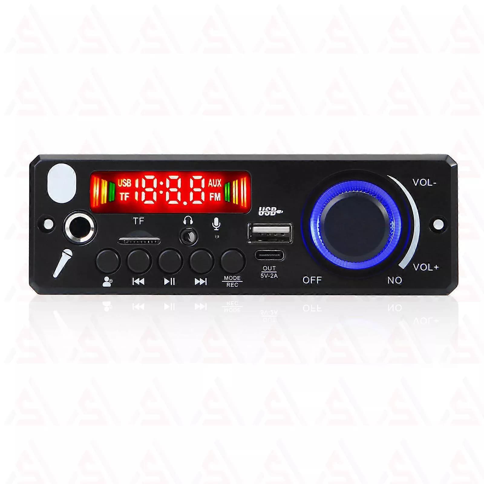 پنل پخش کننده صوتی بلوتوثی مدل JX-X1 با آمپلی فایر — تصویر ۳