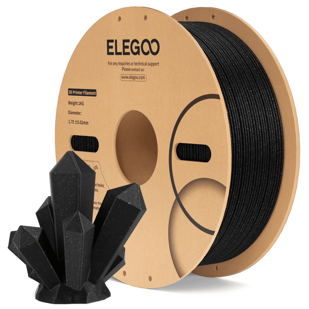 فیلامنت PLA برند Elegoo مشکی 1kg