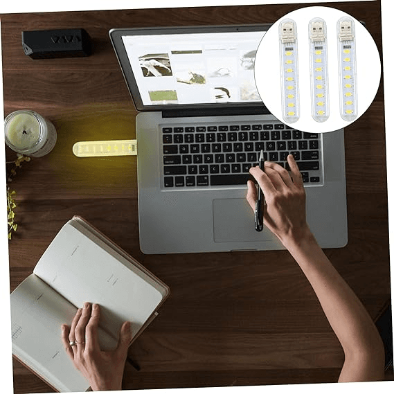 چراغ ال ای دی هشت تایی LED USB دارای قاب محافظ 2.5 وات — تصویر ۲
