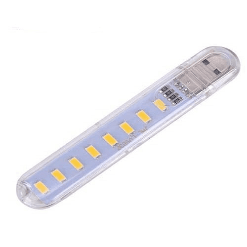 چراغ ال ای دی هشت تایی LED USB دارای قاب محافظ 2.5 وات