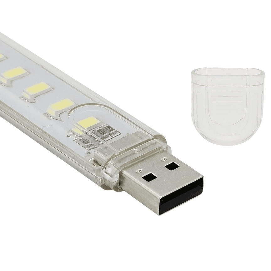 چراغ ال ای دی هشت تایی LED USB دارای قاب محافظ 2.5 وات — تصویر ۳