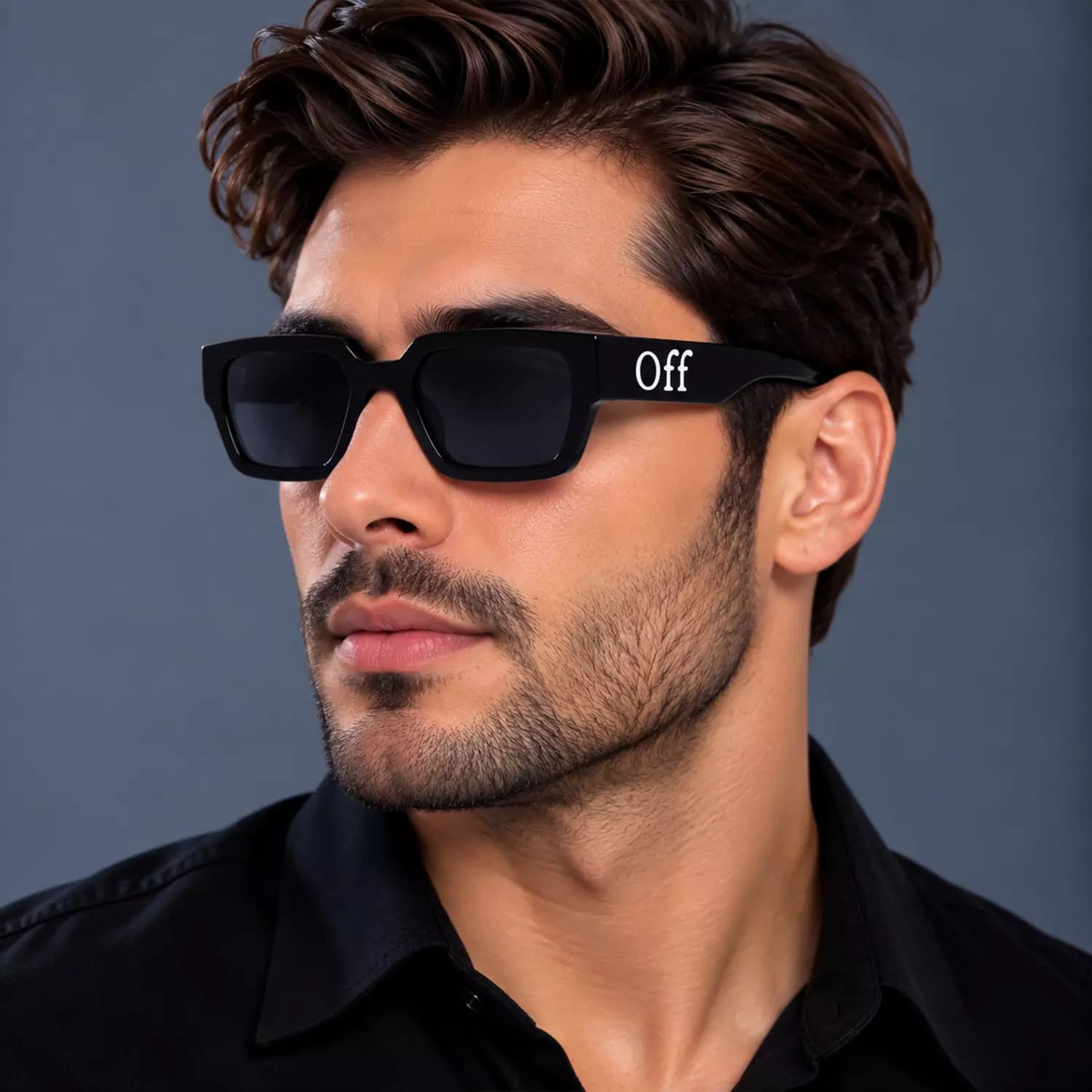 عینک آفتابی اف وایت فریم مربع اورجینال کد OW085 — تصویر ۳