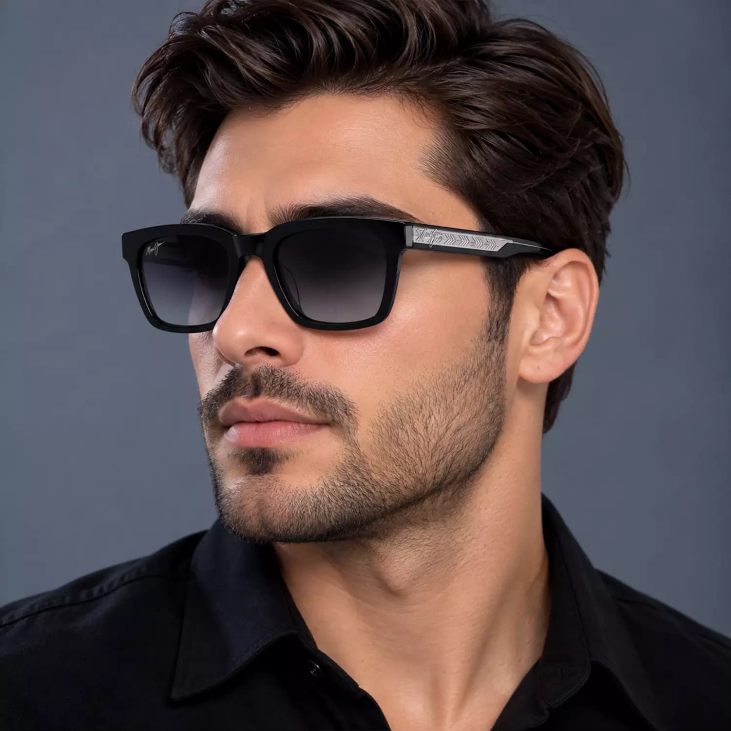 عینک آفتابی مائویی جیم فریم مربع اورجینال کد MO644 — تصویر ۴