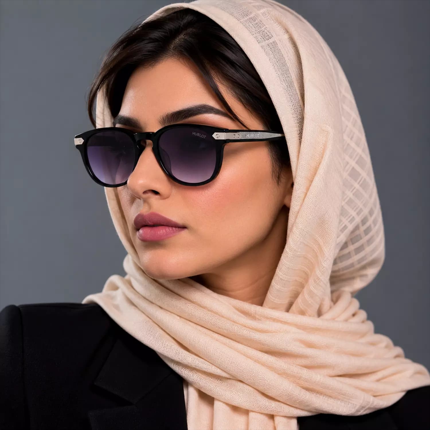 عینک آفتابی هابلوت فریم گرد اورجینال کد HO300 — تصویر ۷