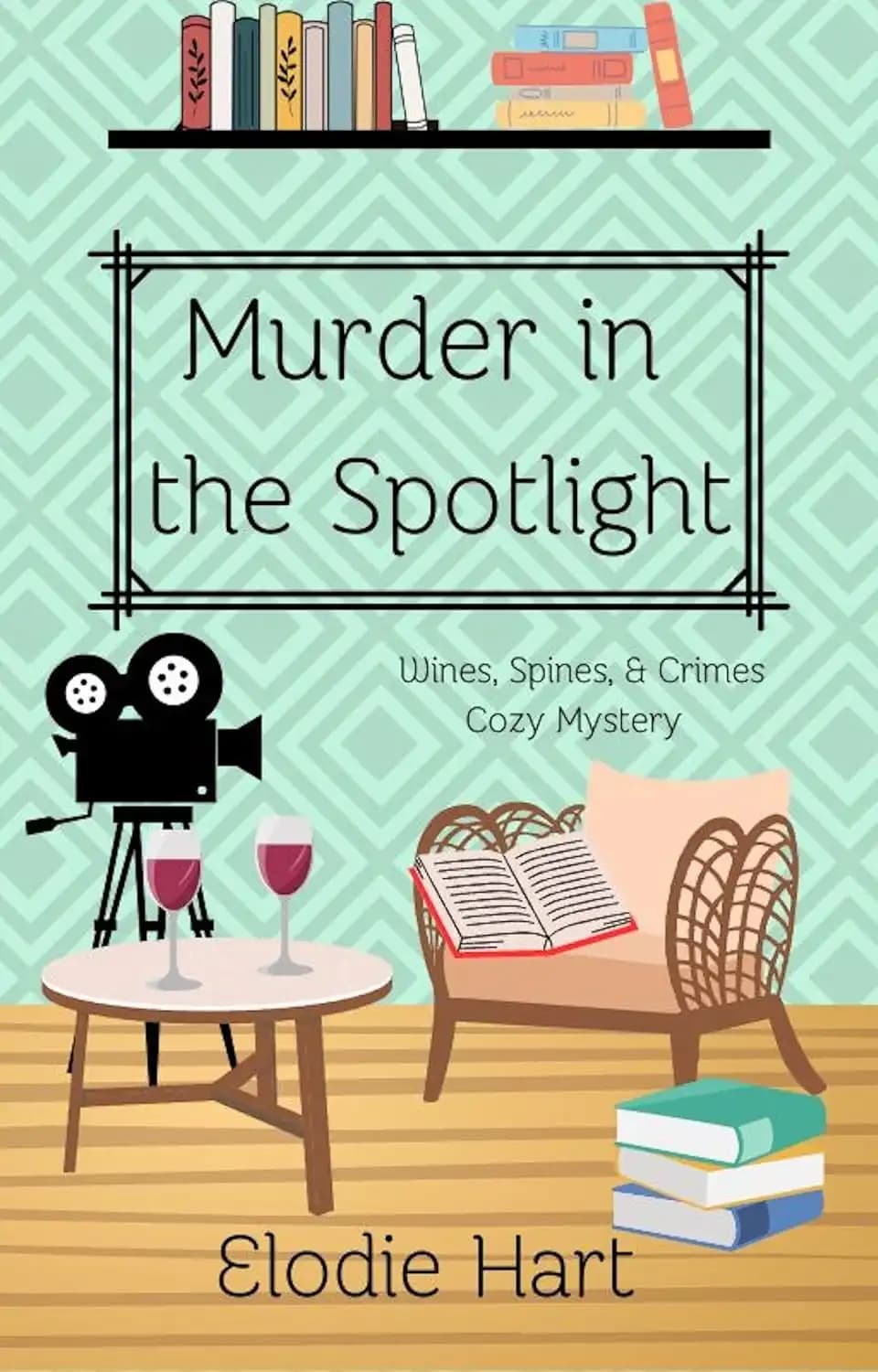 کتاب قتل در کانون توجه (Murder in the Spotlight) نسخه انگلیسی PDF | الودی هارت