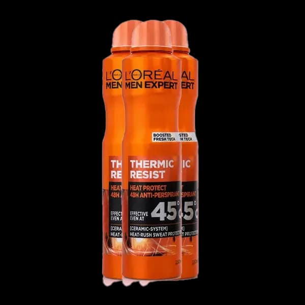 اسپری ضد تعریق لورآل مدل Thermic Resist نارنجی — تصویر ۳