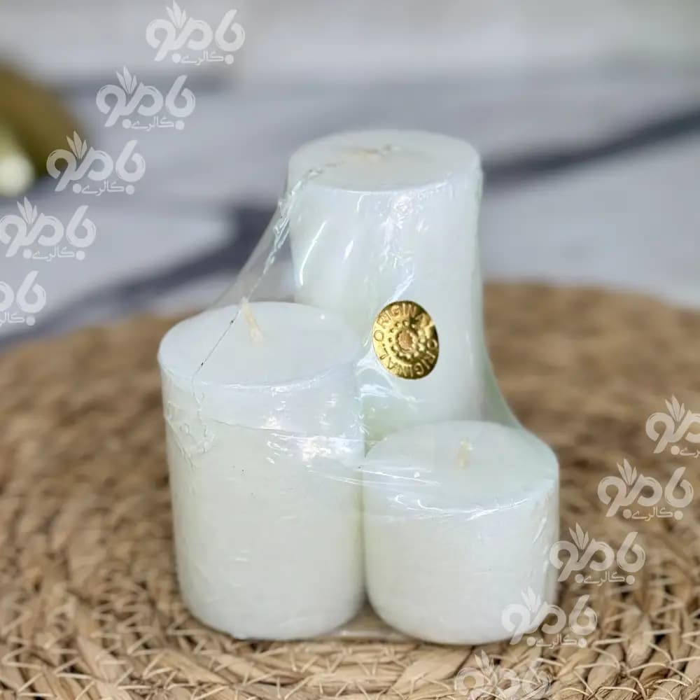 شمع استوانه 3سایز کوچک 4*8سانت
