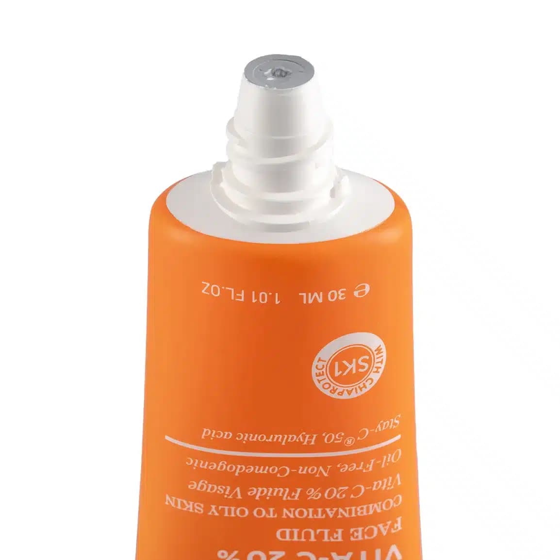 فلویید صورت مدل Vit C 20% حجم 30 میلی لیتر اسکین وان — تصویر ۳