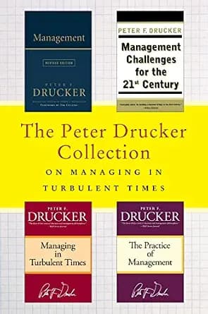 و دانلود نسخه کامل کتاب زبان اصلی The Peter Drucker Collection on Managing in Turbulent Times: Management: Revised Edition, Management Challenges for the 21st Century, Managing in Turbulent … Lea